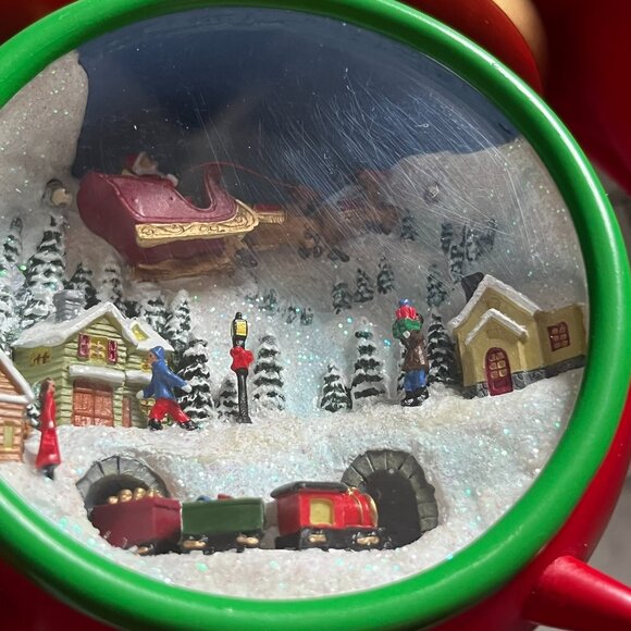 Roman Amusements 6" LED Musical Alarm Clock Figure 2012 Christmas Decor #34531 - Picture 17 of 17